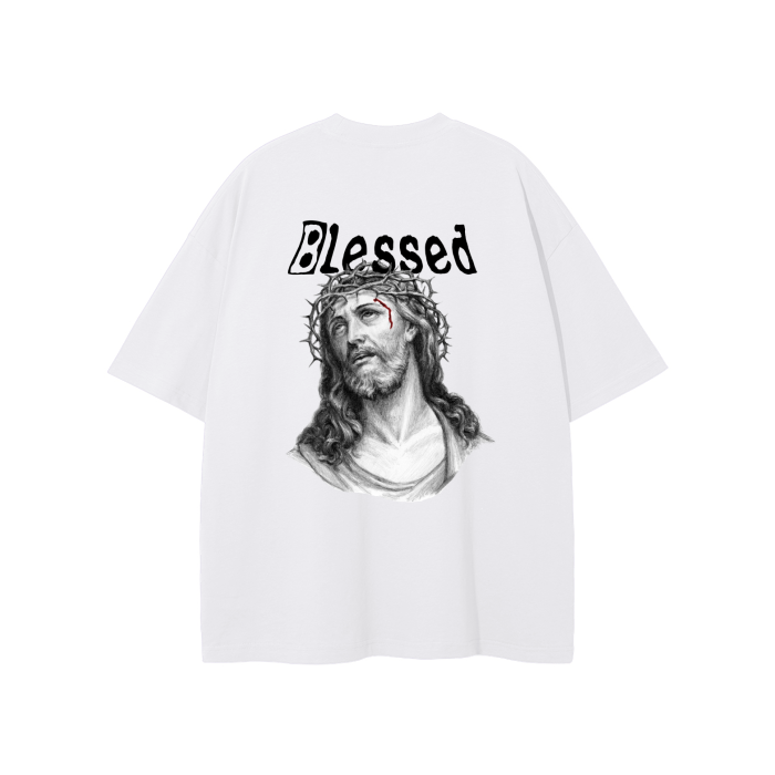 BLESSED “THORNS” UNISEX LOOSE FIT TEE