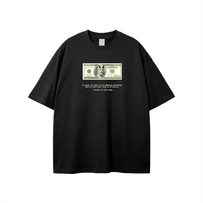 BLESSED "MONEY" UNISEX LOOSE FIT TEE